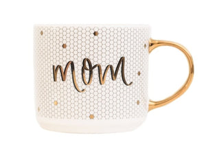 Mom Gold Tile Coffee Mug