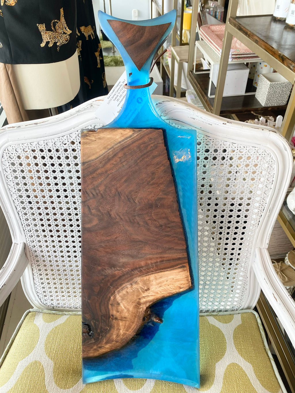 Hardwood and Resin Serving Board