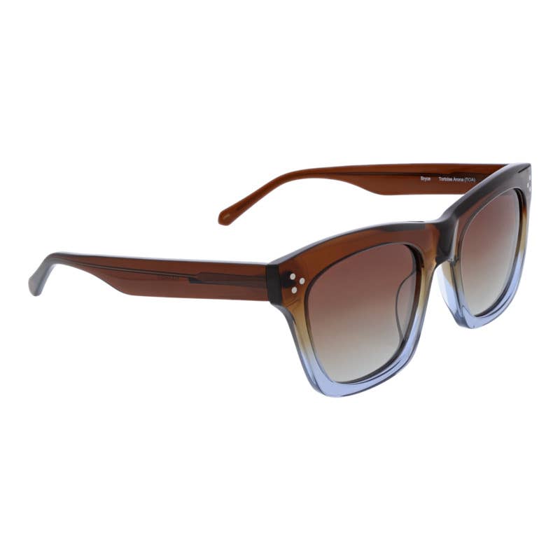 Vera Bradley Brown Tortoiseshell Sunglasses With Case Vera Bradley VB Matanzas Clip - main image 2