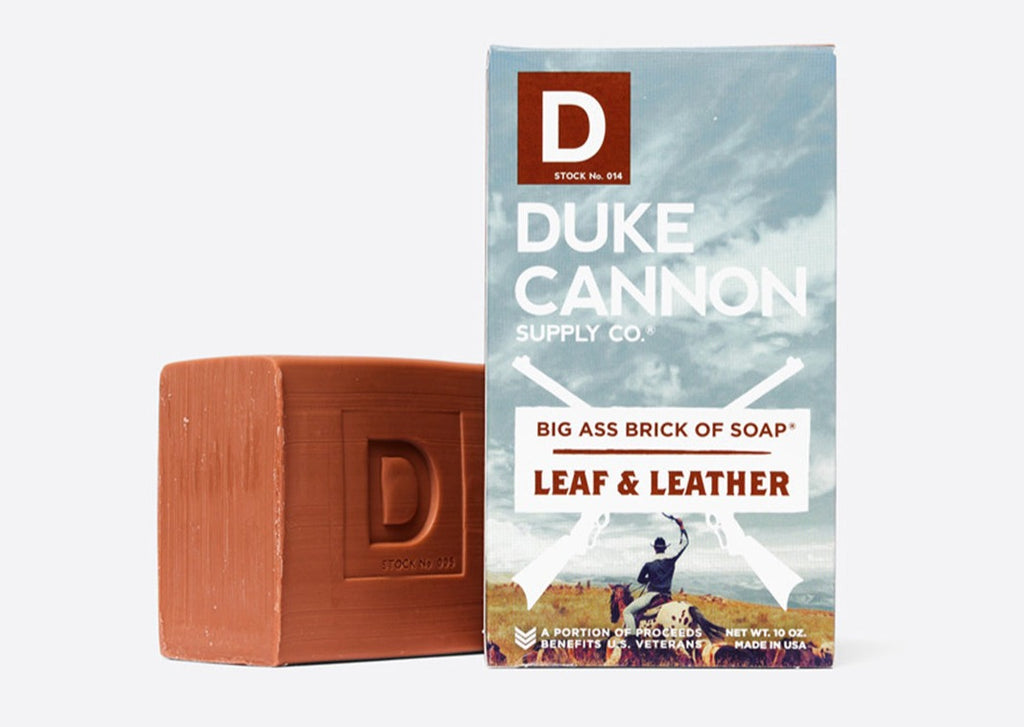 Leaf and Leather Big Ass Brick of Soap