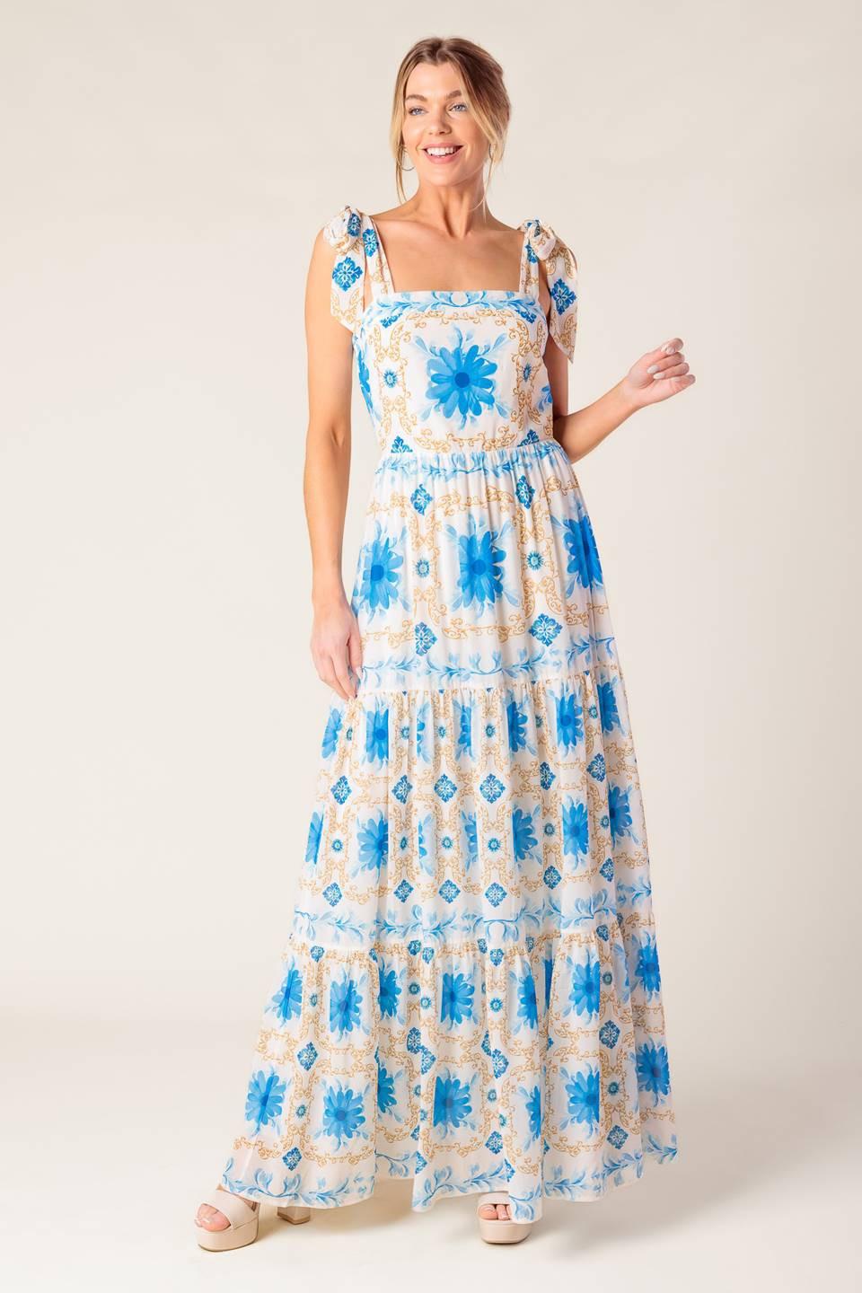 My Debut Woven Maxi Dress