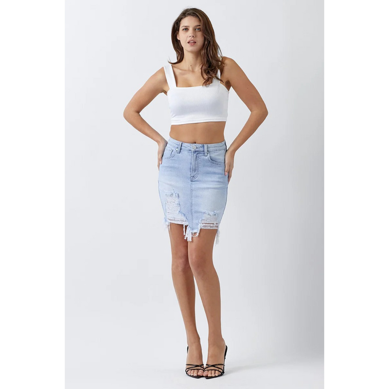 Maddie-Risen High Rise Pencil Mini-skirts