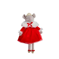 Rat King Plush Bestie – Faux Linen Nutcracker Christmas Doll