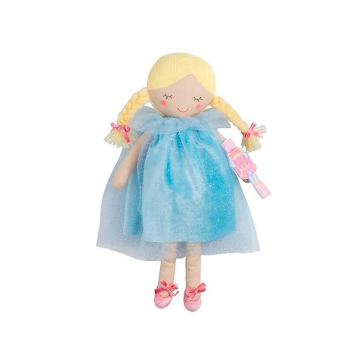 Rat King Plush Bestie – Faux Linen Nutcracker Christmas Doll