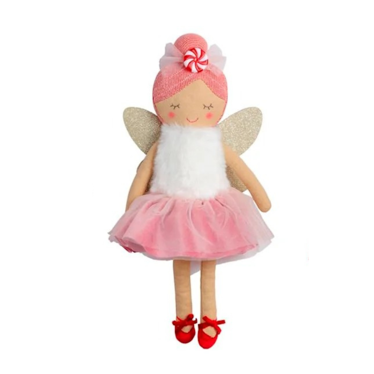 Rat King Plush Bestie – Faux Linen Nutcracker Christmas Doll