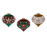 Christmas ornament brooch pins style 1 detail