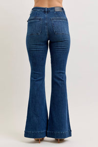 Joey - High Waist Flare w/ Vintage Pockets Jeans