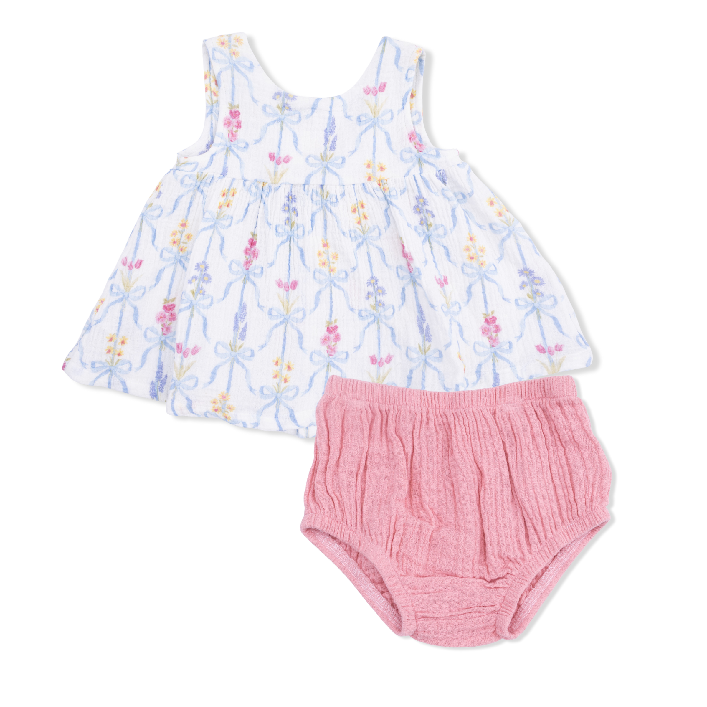 Ribbon Bouquets - Dress with Bow and Bloomer