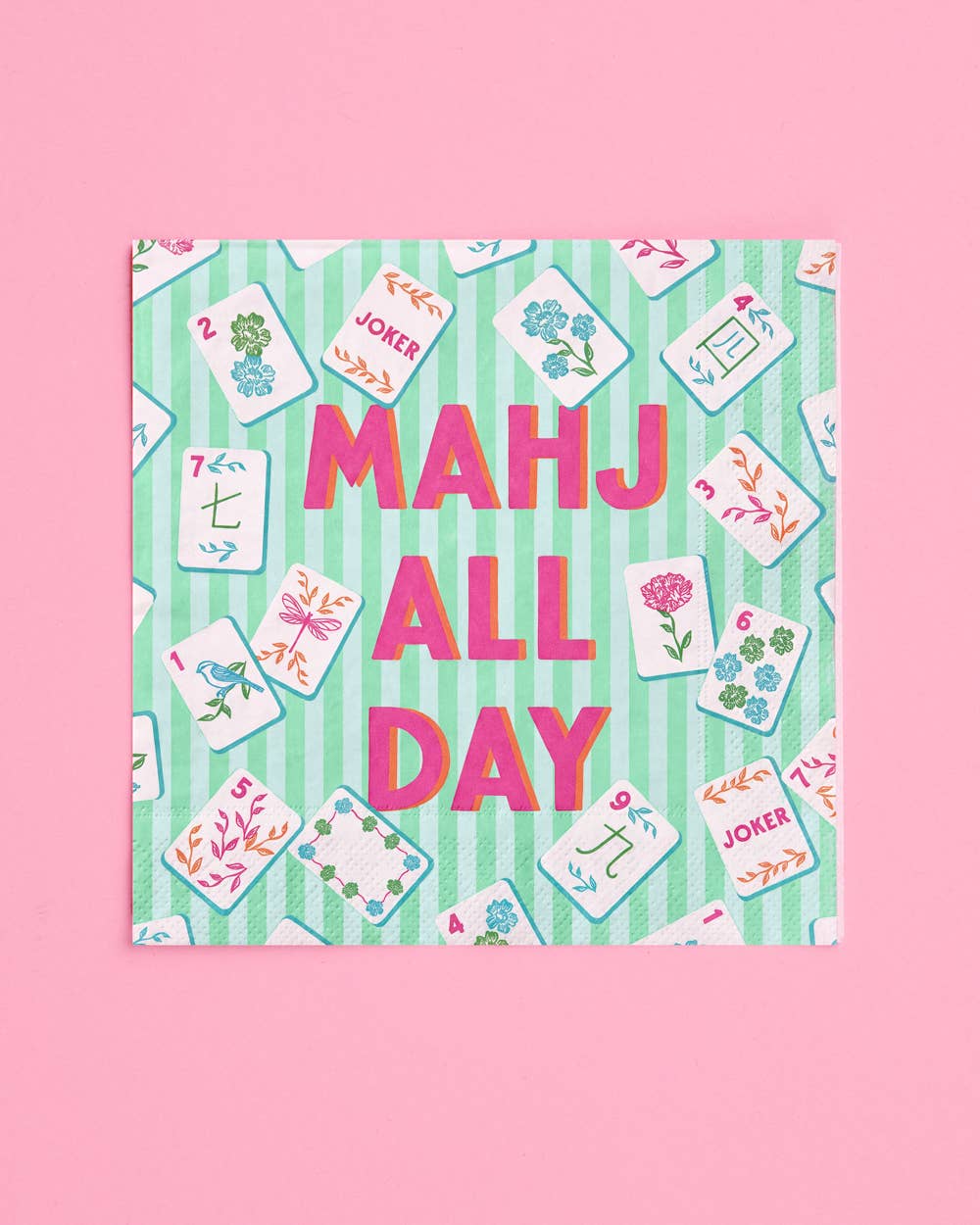 Mahj All Day Cocktail Napkins 25pk | mahjong, party, girly