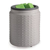 Gray Hobnail Flip Dish Warmer