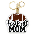 Football Mom Keychain Bag Charm