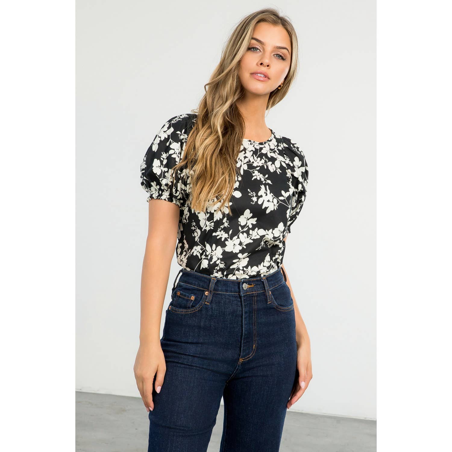 Camille -  Floral Print Top