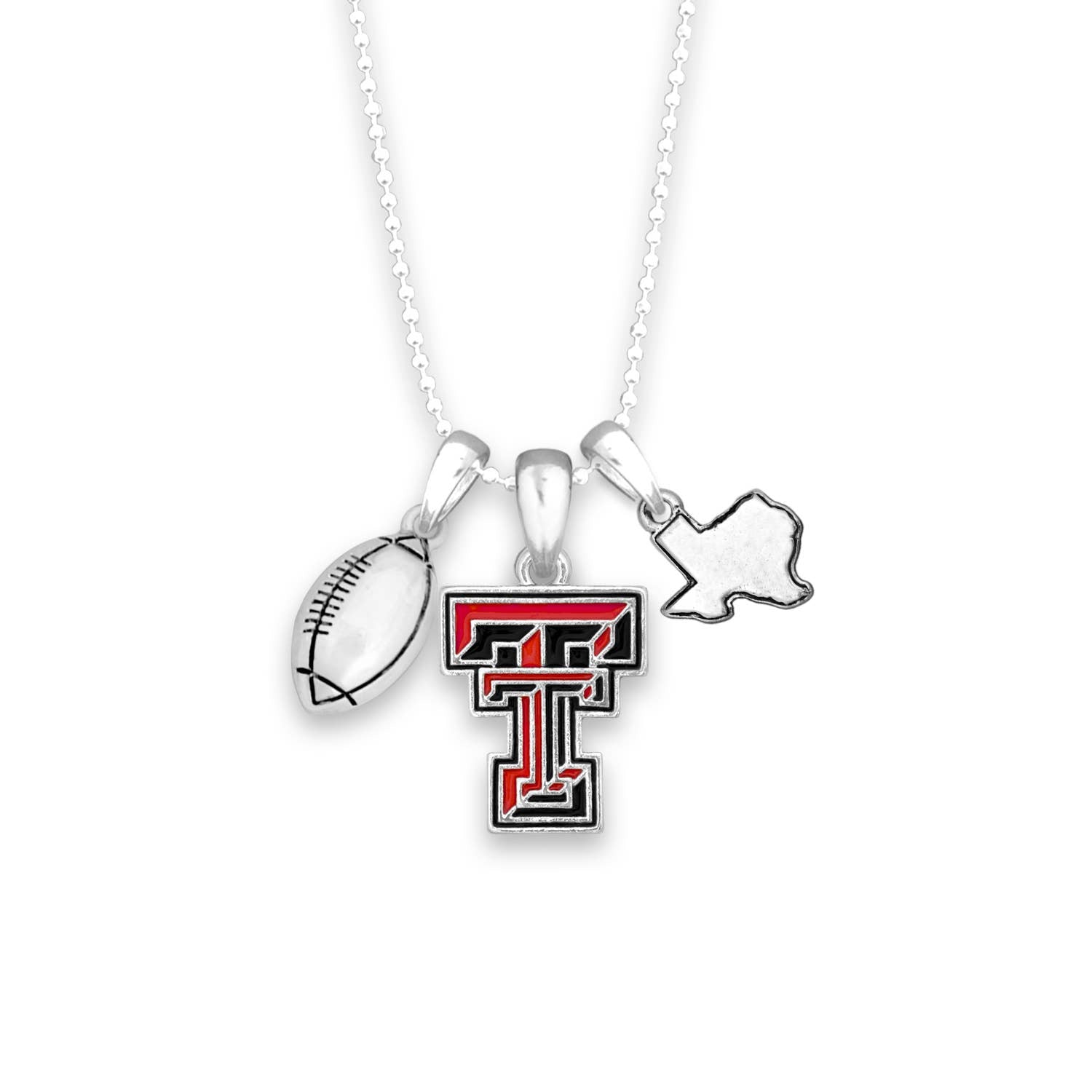 Texas Tech Red Raiders Football Accent Necklace
