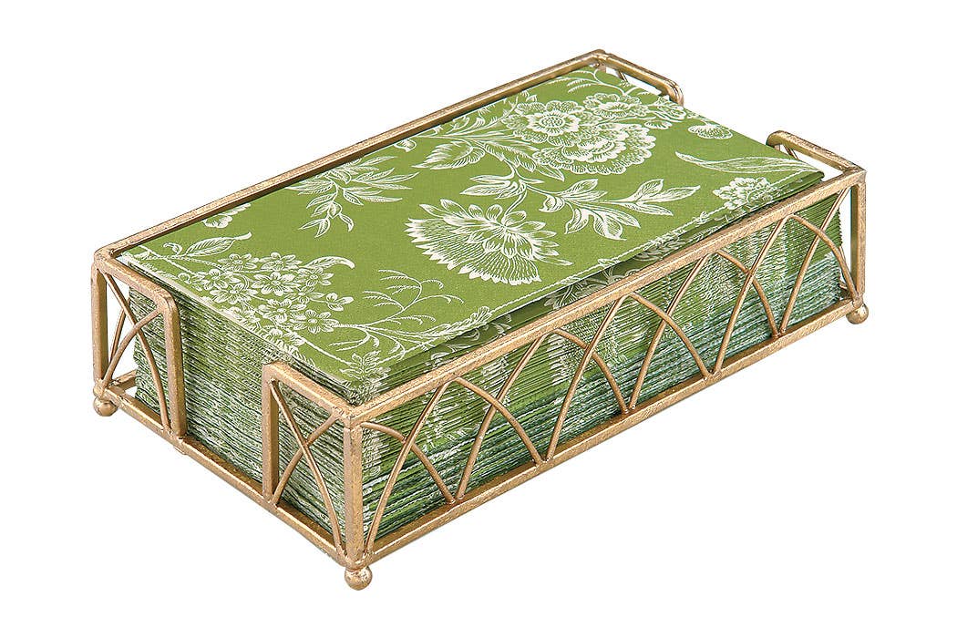 Paper Guest Towel Arch Gold Leaf Holder / Holder