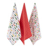 Holiday Vibes Set Of 3 Tea Towels