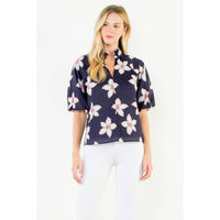 Melody - Flower Puff Sleeve Top