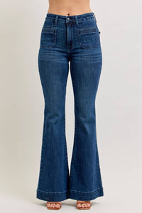 Joey - High Waist Flare w/ Vintage Pockets Jeans