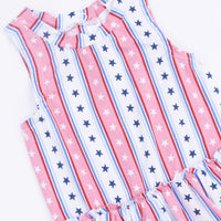 Stars and Stripes - Bodysuit with Skirt