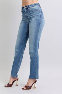 Shiloh - Vintage Wash Thermal Straight Jeans