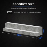 38-Inch LED Liquor Bottle Display Shelf – App & Remote-Controlled Bar Stand