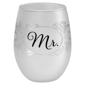 Mr. & Mrs. Stemless - Set of 2