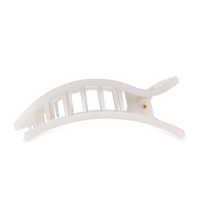 Coconut White | Large | Flat Rectangle Hair Clip