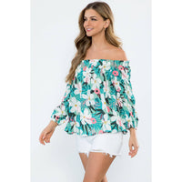 Naomi - Flower Print Multi Purpose Top