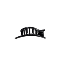 Jet Black | Small | Flat Circle Hair Clip