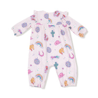 Disco Cowgirl - Ruffle Sleeve Romper