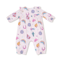 Disco Cowgirl - Ruffle Sleeve Romper