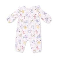 Spa Dogs - Ruffle Sleeve Snap Romper