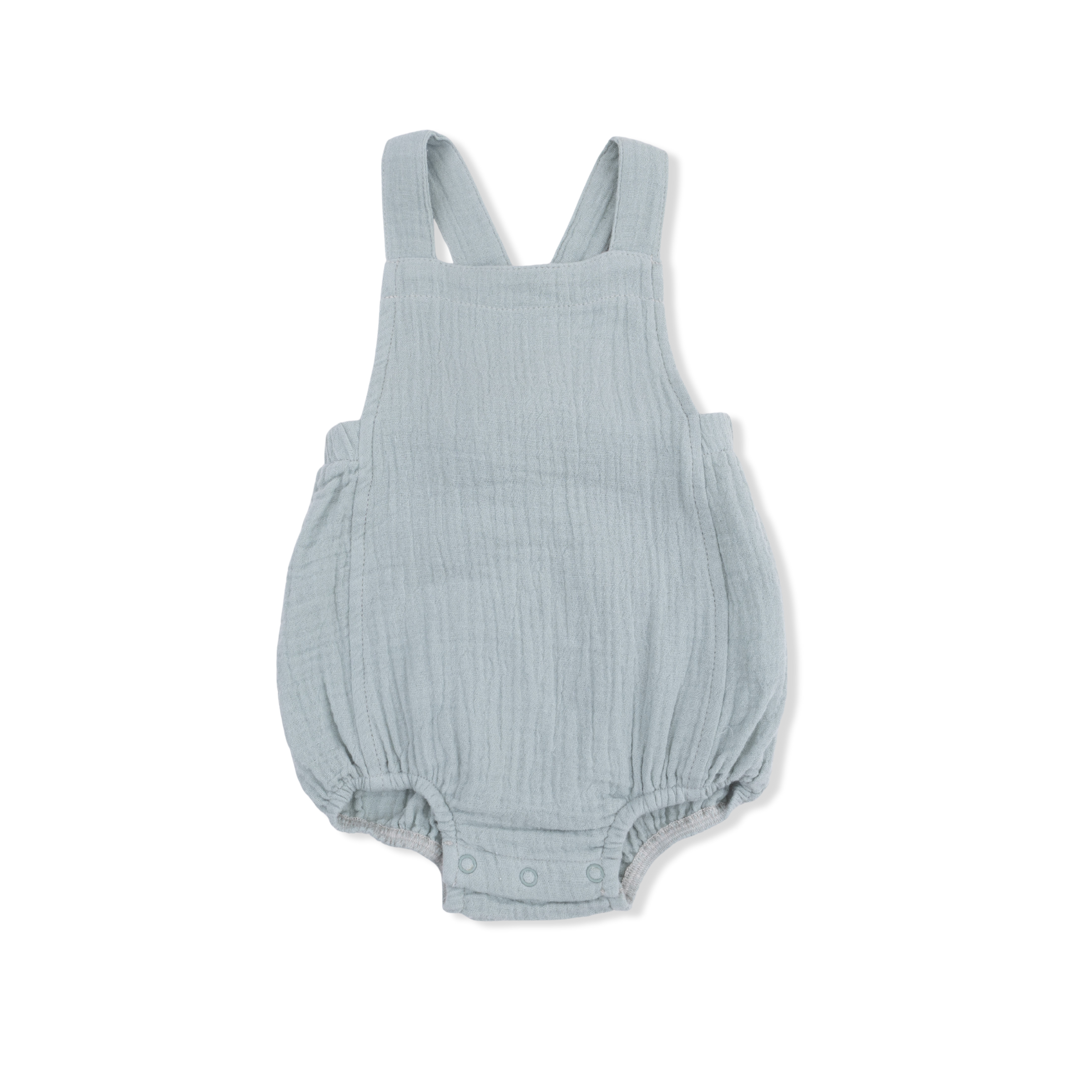 Solid Muslin Jadeite - Retro Sunsuit