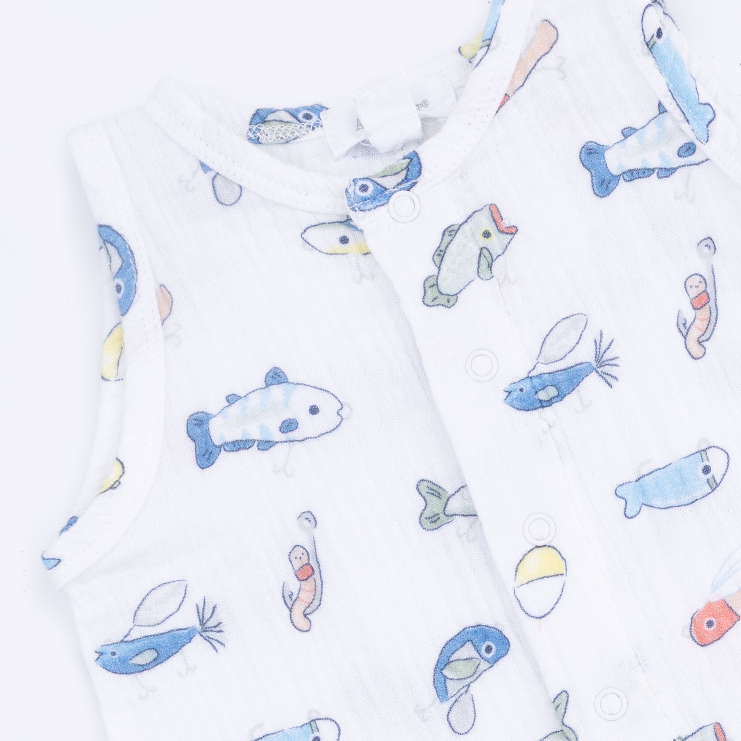 Fishing Lures - Sleeveless Shortie Romper