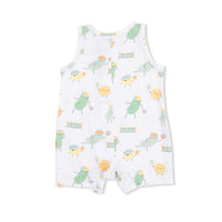 Pickles Playing Pickleball - Sleeveless Shortie Romper