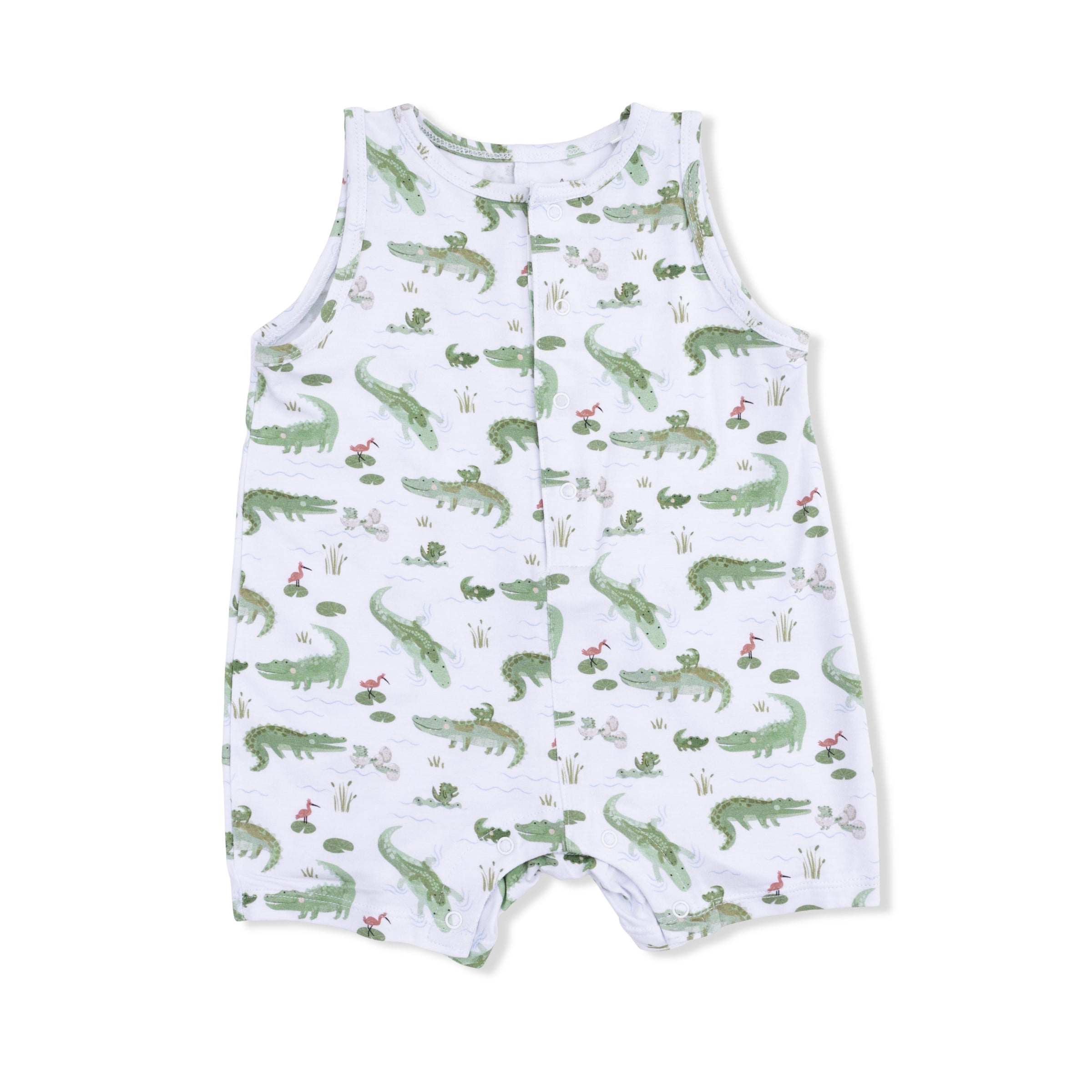 Crayon Alligators - Sleeveless Shortie Romper