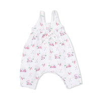 Baby Golf Carts Pink - Tie Back Romper