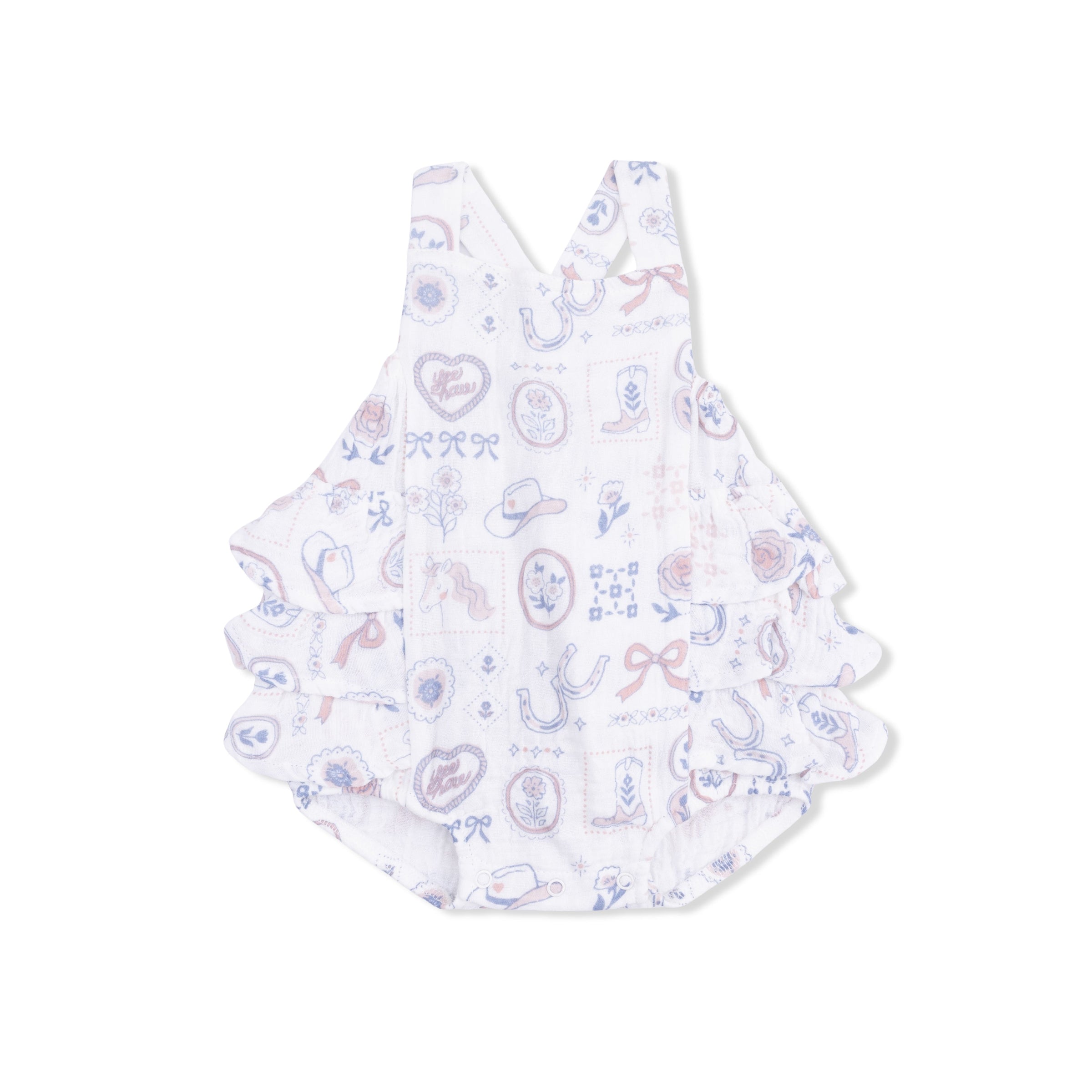 Country Western Heirlooms - Ruffle Sunsuit