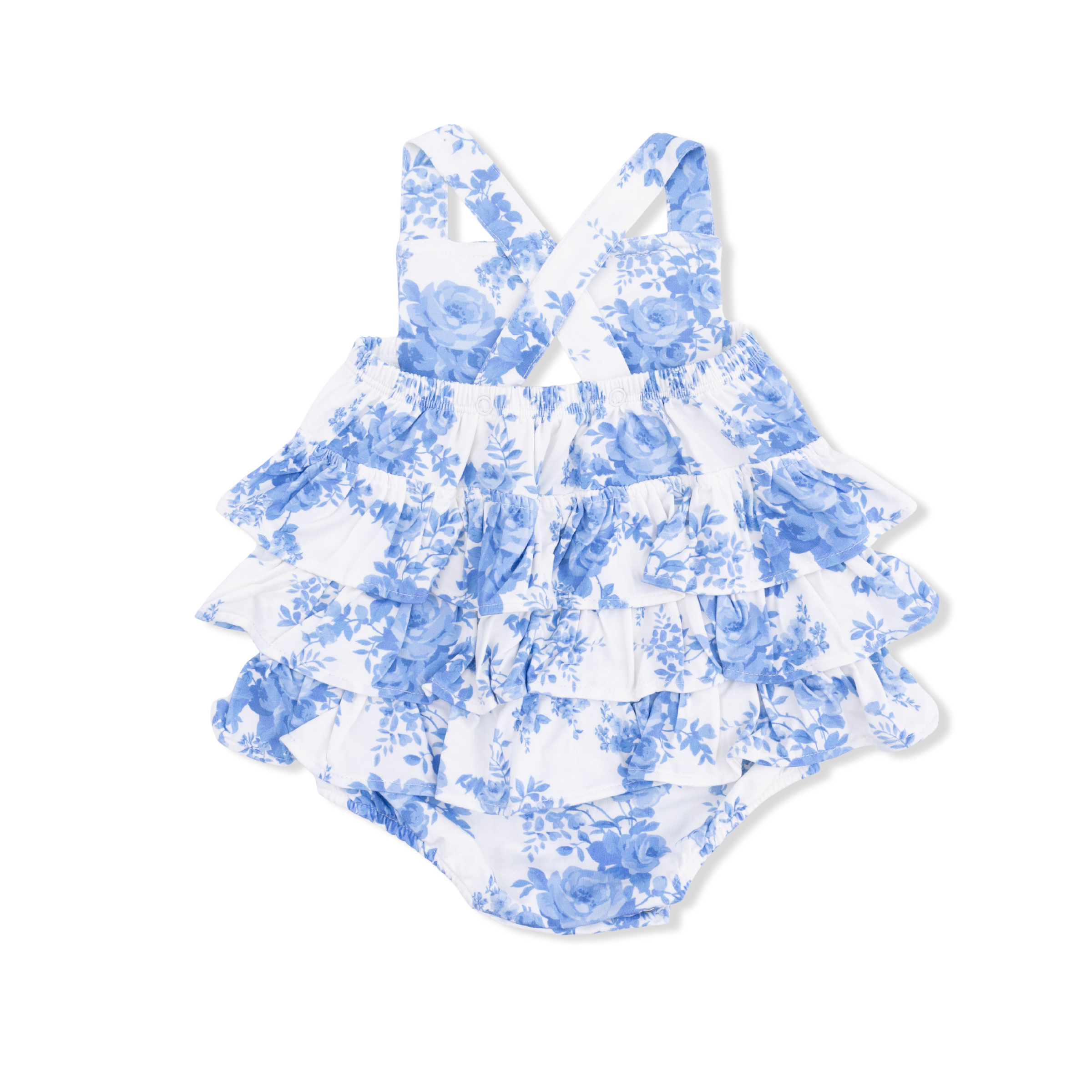 Dream Cottage Floral - Ruffle Sunsuit