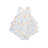 Georgia Floral - Ruffle Sunsuit
