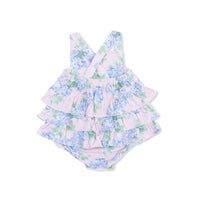Hydrangeas - Ruffle Sunsuit