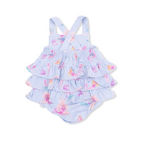 Mermaid Princesses - Ruffle Sunsuit