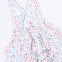 Tulip Stripe - Ruffle Sunsuit