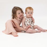 Cowgirl Boots - Ruffle Sunsuit