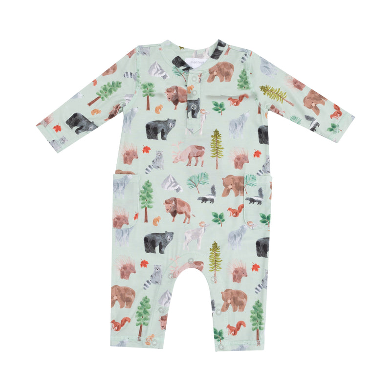 American Woodland Animals - Uni Romper
