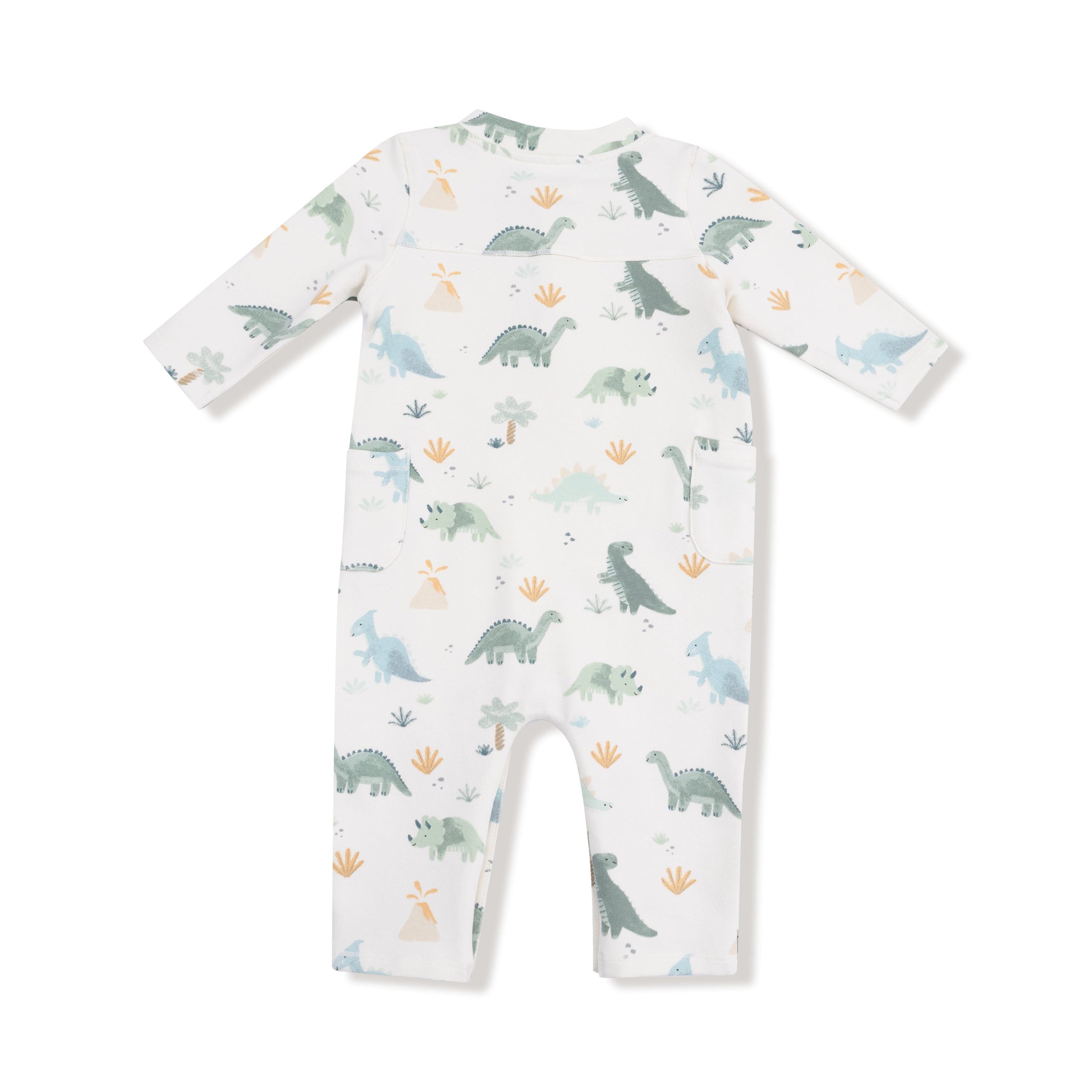 Soft Dinos - Green - Uni Romper