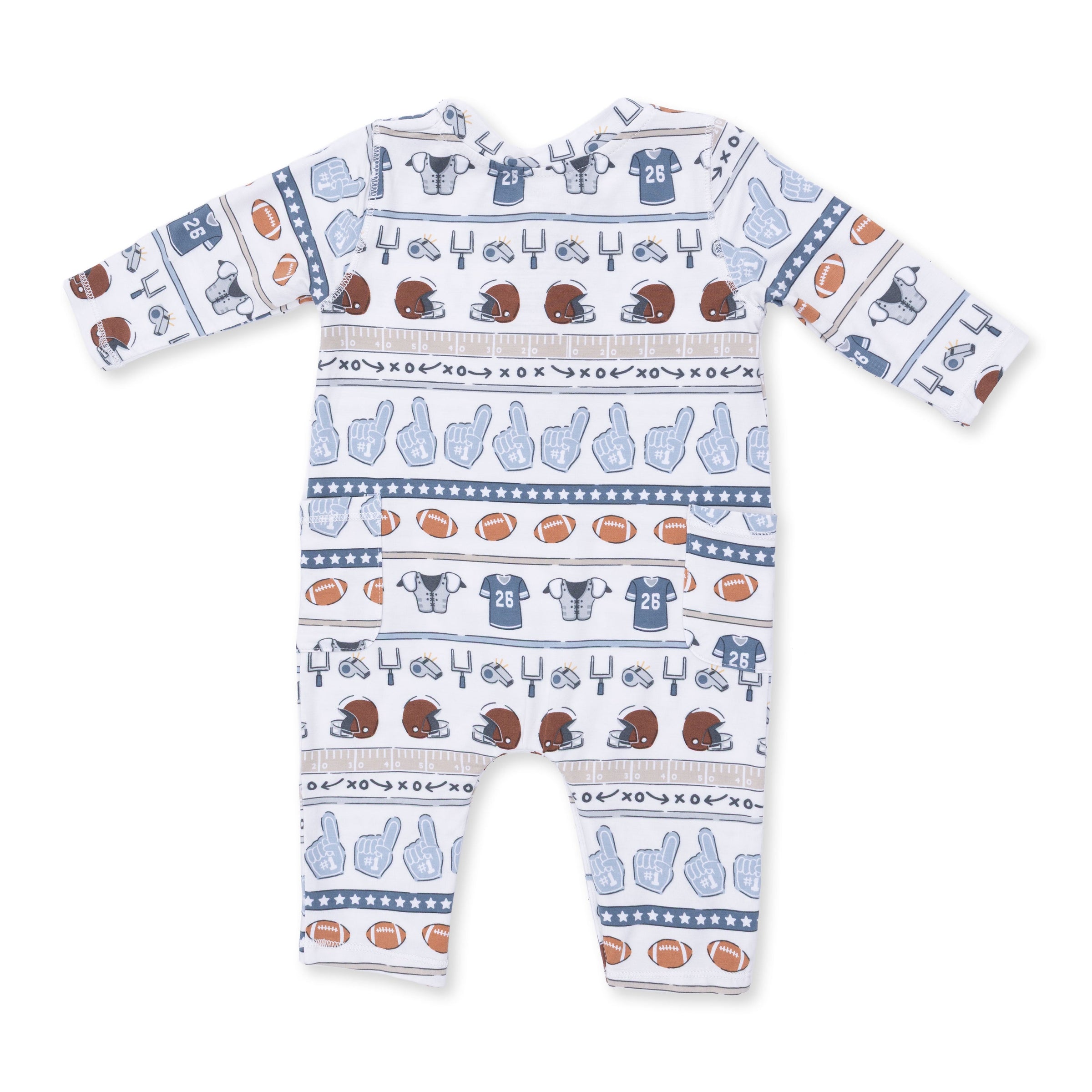 Football Stripe - Uni Romper