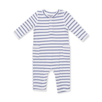 Vintage Stripe Blue - Uni Romper