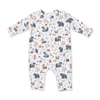 Southern Woodland Animals Green - Uni Romper