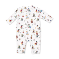 Winter Sports Dogs Green - Uni Romper