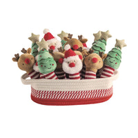 Christmas Rattles – Soft Minky Plush Baby Rattle
